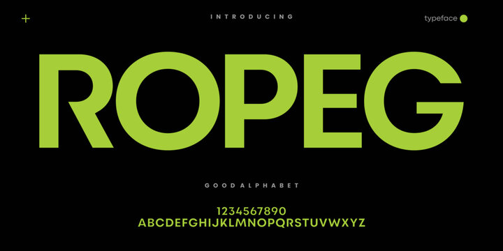 Bold Futuristic Sport Font for Racing Gaming Logo and Dynamic Typography