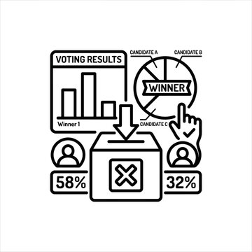 voting results icon