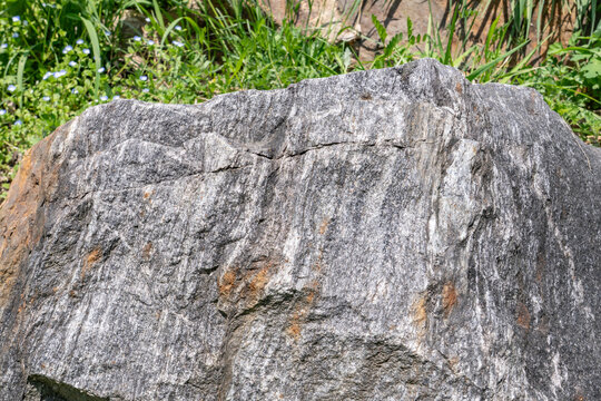 Biotite Gneiss (PRgn), metamorphic rock. Imjingak, Paju is a city in Gyeonggi Province, South Korea geology. Korean Demilitarized Zone.