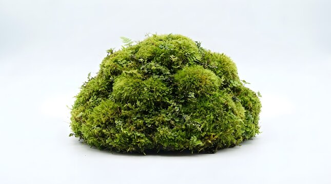 Fresh Green Moss Growing on Stone Rock Surface in Nature for Organic Botanical, Natural Texture, Healthy Plant and Eco Friendly Background Concepts