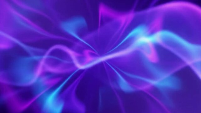 Luminous Purple Violet Energy Flow with Fluid Color Diffusion