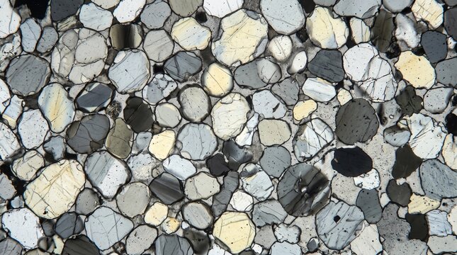 Sandstone Petrographic Thin Section Microscopic Texture