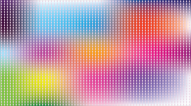 Vibrant multicolor halftone gradient background modern pop art dot pattern with soft neon glow.