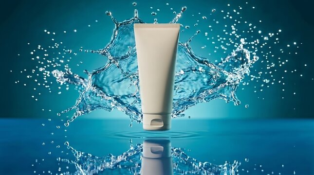 Title: Minimalist Aesthetic Cream Tube AI Image Prompt | Soft Morning Light Skincare Product Shot