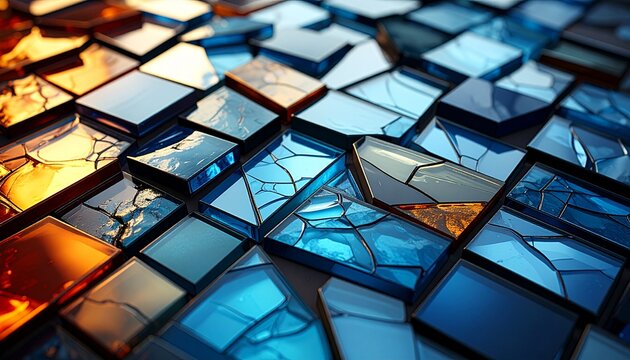 stained glass window in paris