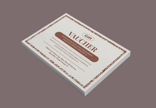 Gift Vaucher Layout