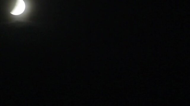 Lunar Eclipse on August 28, 2026 &mdash; 50x Speed, Part I