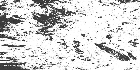 Fototapeta premium Black and White Distressed Grunge Texture Vector Background for Vintage Design and Weathered Effects