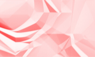 Obraz premium Abstract soft pink background, with geometric low poly shapes, and light gradients creating a minimalist modern, artistic texture, for creative design projects.