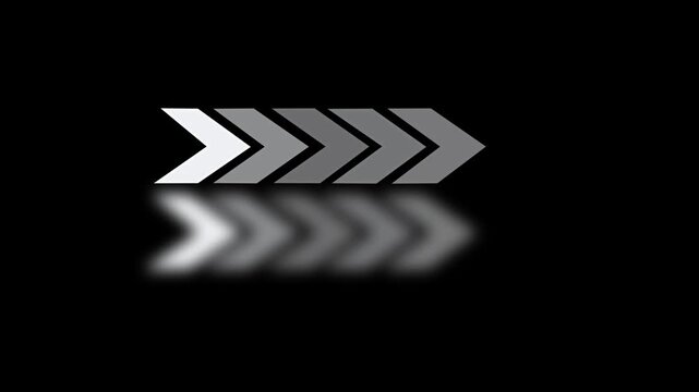arrow icon. Collection different arrows sign. Brush, marker drawn bold arrows set. Collection of hand drawn doodle thick arrows in different.4k animation video