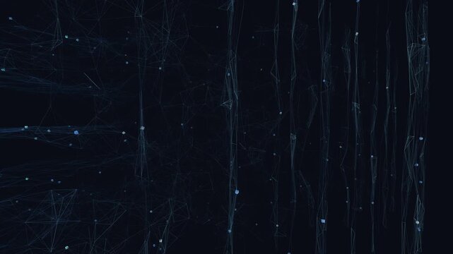 Digital data topology matrix network motion background