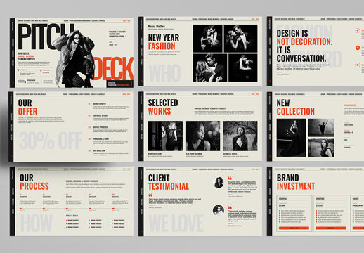 Pitch Deck Presentation Design