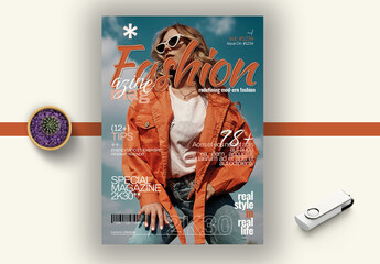 Fashion Magazine Cover Template