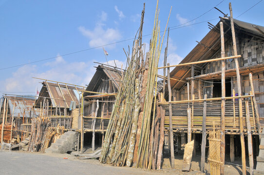 The Apatani people village ethnic group who live in the Ziro valley of Arunachal Pradesh's Lower Subansiri region in India