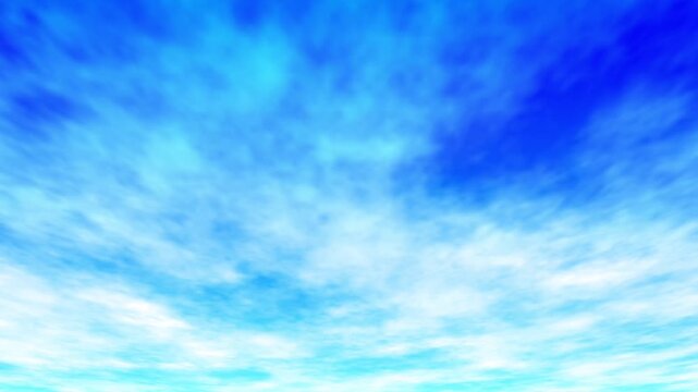 横に流れる雲（ループ）左から右へ。