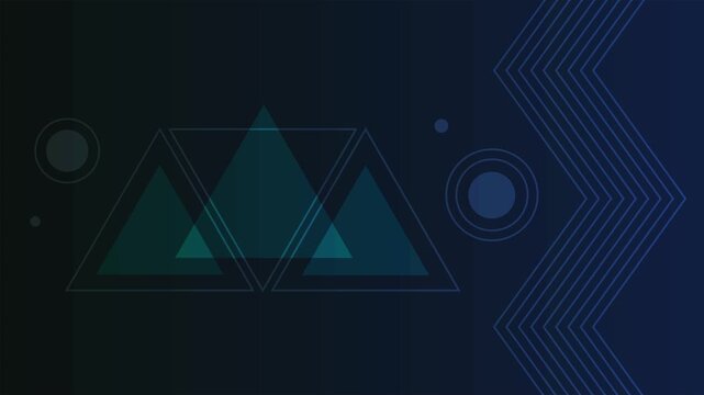 Geometric abstract background with triangles and line patterns. Digital modern graphic design template with shapes and triangles for technology presentation layout