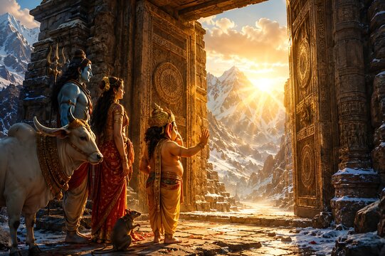 Lord Ganesha, Lord Shiva and Goddess Parvati &ndash; Ganesh Chaturthi, Angarki Chaturthi, Maha Shivratri and Hartalika Teej Divine Festival