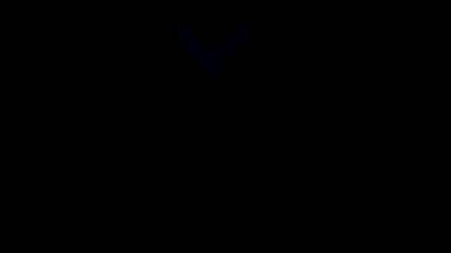 Looping animation of the down arrow icon. Mouse cursor scrolling 4k animation