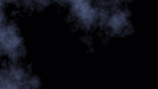 Dark Abstract Wispy Fog Particles Flowing Motion Background