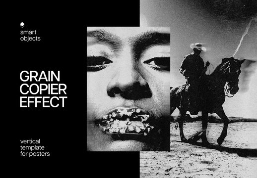 Grainy Copy Effect For Poster And Print Design