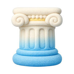 Obraz premium PNG Classic column with gradient design.