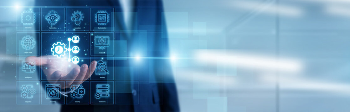 Managers utilize ERP systems. Software solutions integrate core business processes, enhancing real-time data visibility, streamlining operations, and boosting overall productivity for companies.