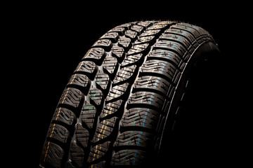 Winter Tire close up with tyre © Dmitry Rukhlenko
