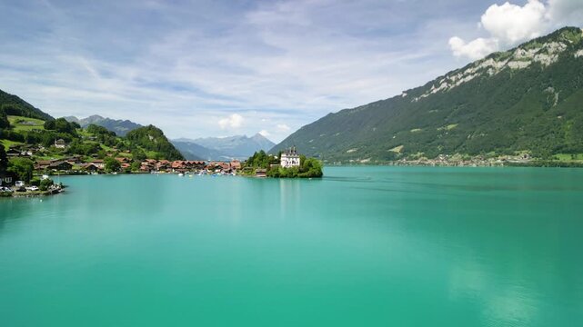 Seeburg Castle. Iseltwald, Switzerland