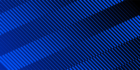Obraz premium Abstract background with diagonal blue lines and gradient effect, modern geometric pattern for digital design and wallpaper