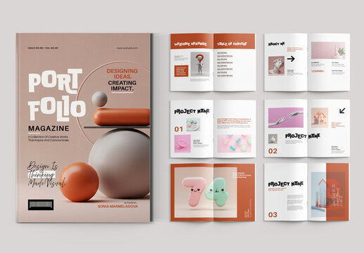 Modern Creative Portfolio Brochure Template