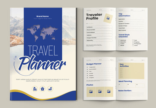 Vacation And Travel Planner Template