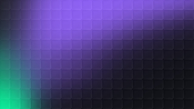 purple and green cubic glass gradient background 
