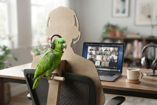 Parrot on a Video Call