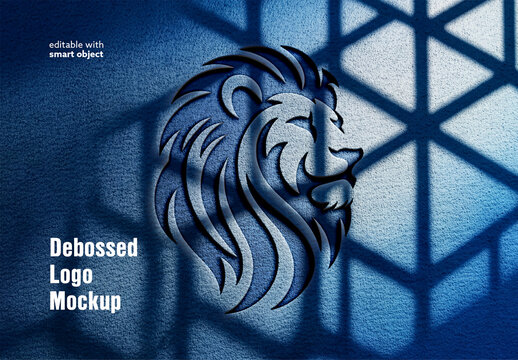 Debossed Logo Mockup