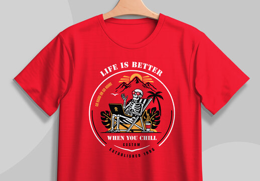Vintage Summer T Shirt Design