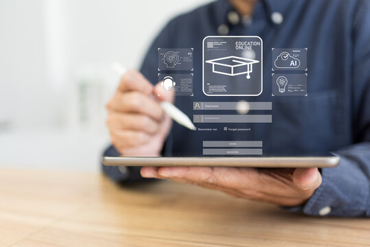 Intuitive online learning interface prompts prospective student to register personal account setting strong password ensuring security compliance during academic course access