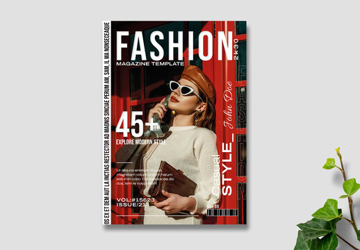 Fashion Magazine Cover Template