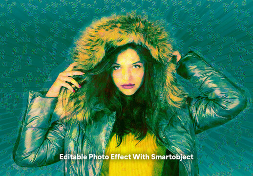 Distressed Portrait Photo Effect