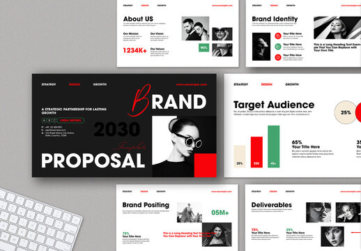 Minimalist Brand Proposal Template Layout