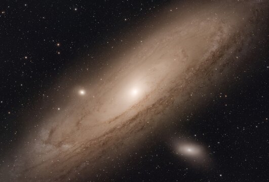 Spiral galaxy in deep outer space
