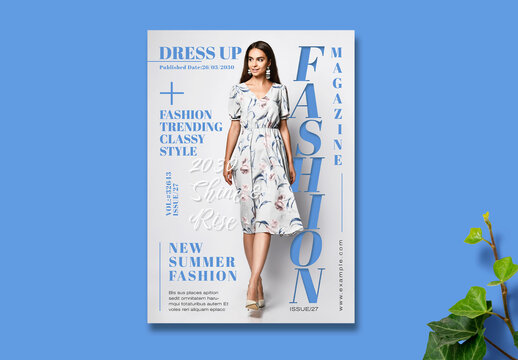 Fashion Magazine Cover Template