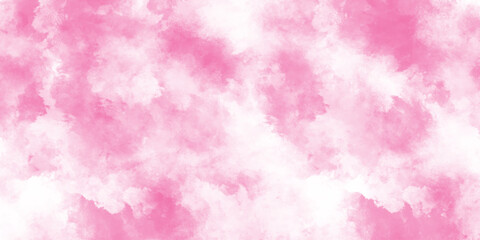 Fototapeta premium Pink background with space Soft blurred abstract pink roses background. Watercolor painted background. Abstract pink watercolor illustration banner