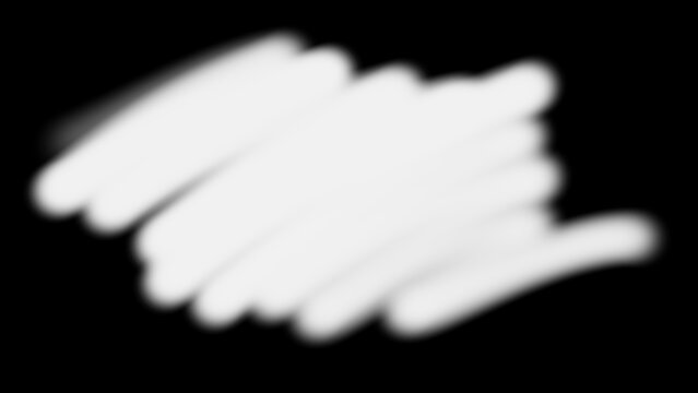 Soft semi-transparent blur scribble block overlay isolated on transparent background. Translucent hatching opacity mask element, glassmorphism text backdrop, and soft airbrush eraser brush texture