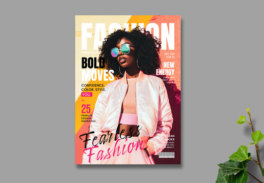 Modern Fashion Magazine Cover Design