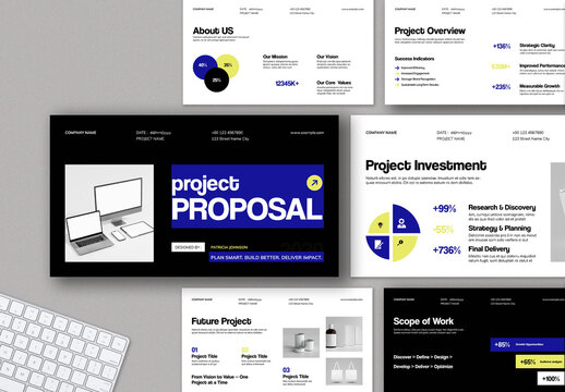 Project Proposal Presentation Template Layout