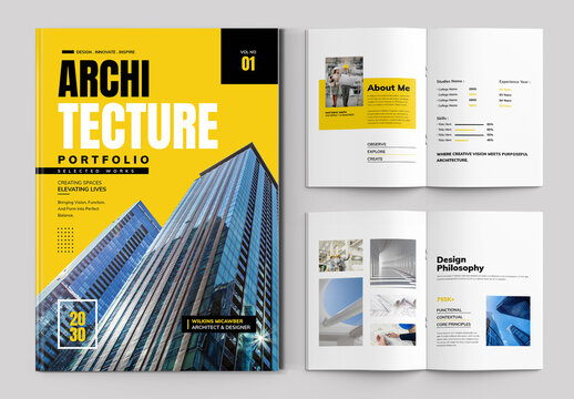 Architecture Portfolio Brochure Template