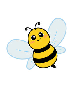 Smiling bumblebee