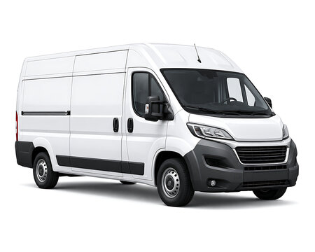 White High-Roof Cargo Van, cargo van, high roof van, white van, commercial van, delivery van, utility vehicle, work van, panel van, transportation, logistics, delivery service, cargo transportation, f