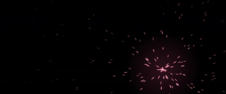 Cinematic widescreen crimson funnel anamorphic seamless loop
