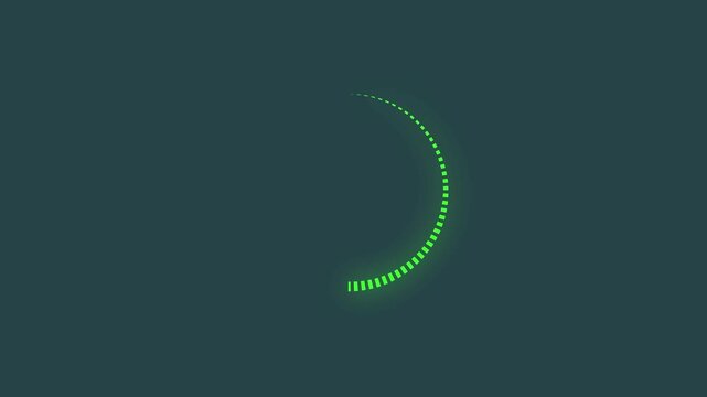 round intermission animated. Icon symbol starting soon. Spinning waiting icon on background. loading mark element digital - pending loading screen - loop with Loading loop a circle animation 